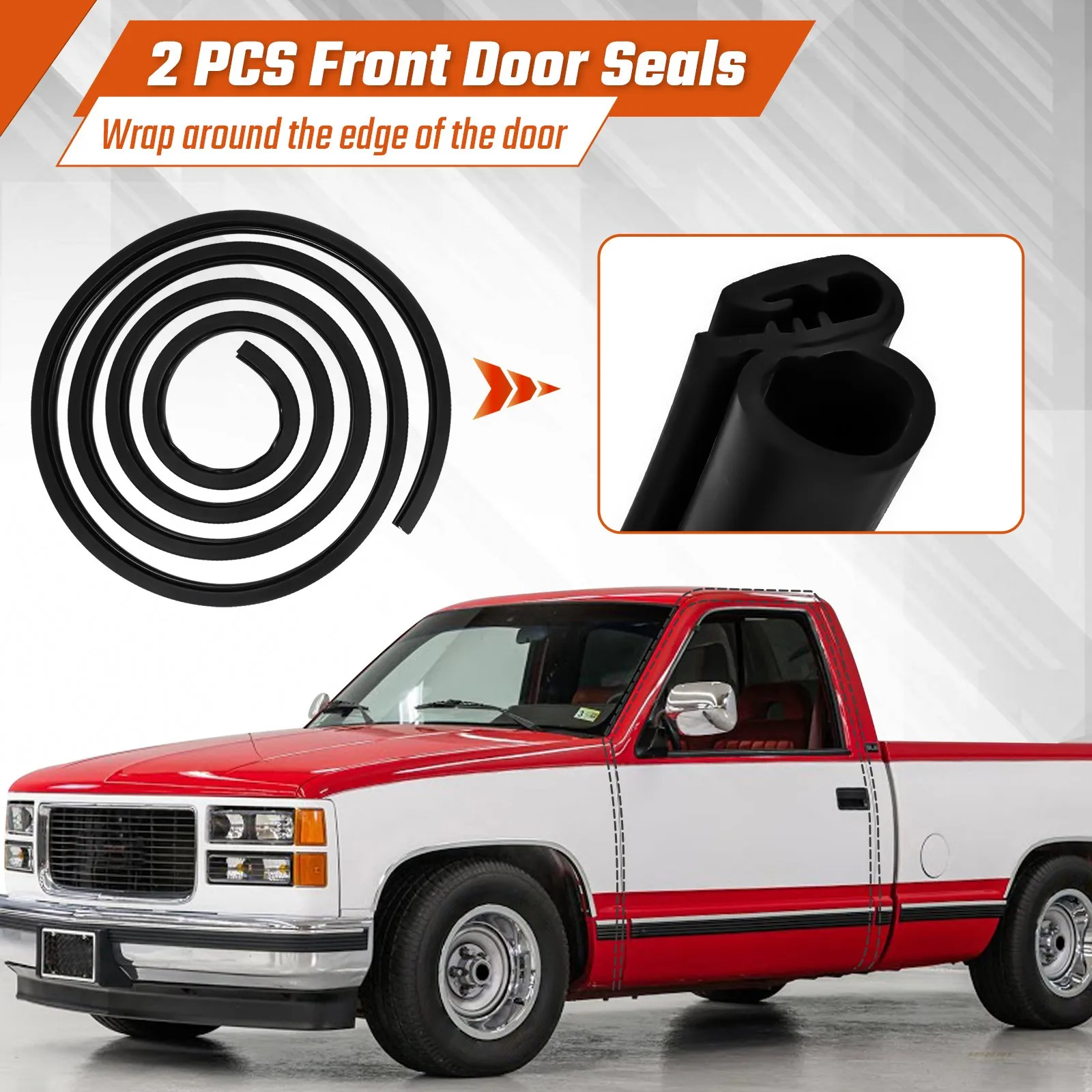 8 قطعة/المجموعة الباب السير الوقائي ختم كيت ل 1983-1994 تشيفي S10 السترة جي إم سي S15 جيمي #5