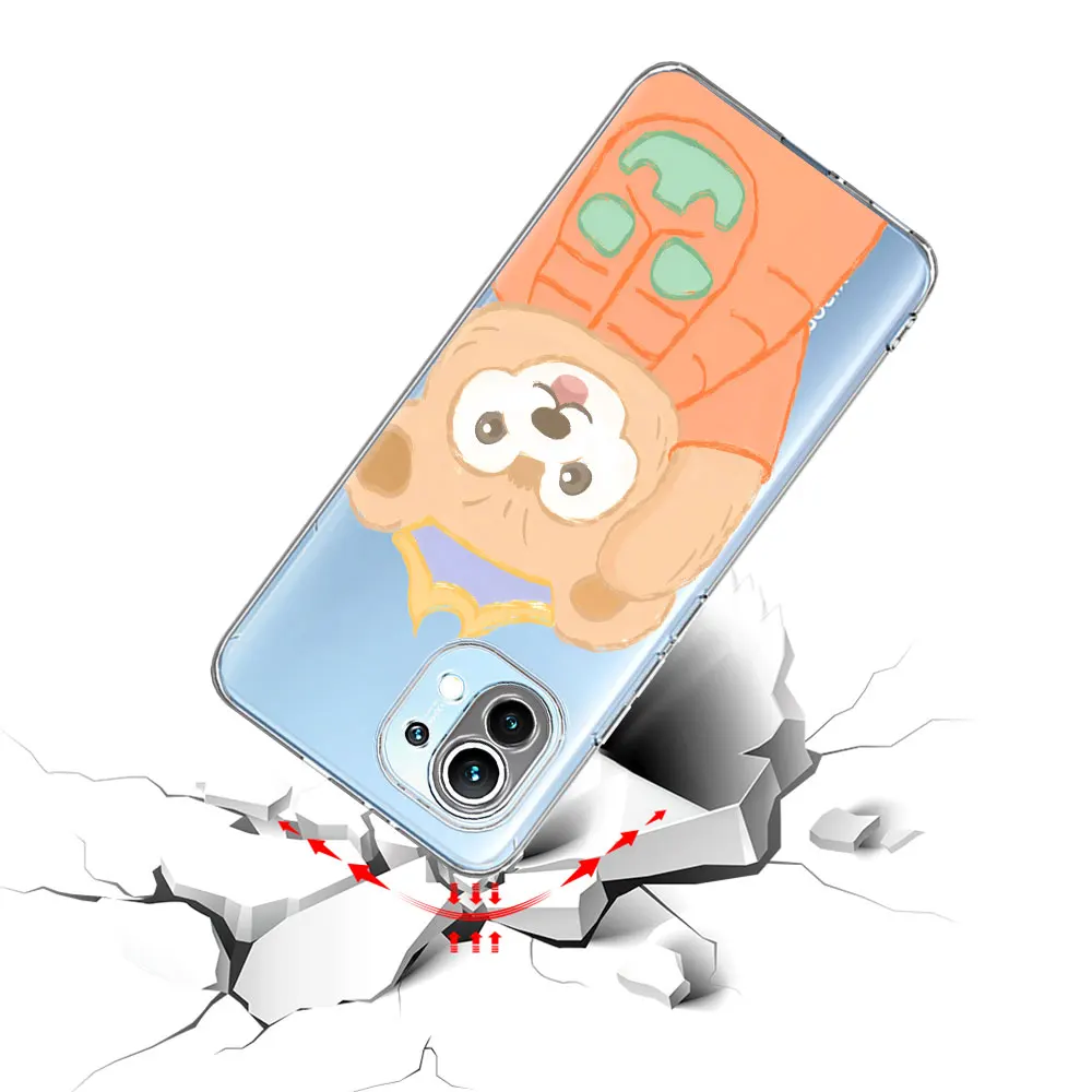 Stitch Olaf Disney Characters Case for Xiaomi Mi 11T 13 11 10T 8 9 CC9 A3 CC9E 11i 12 12X 8 9T Pro 10 Lite Transparent TPU Cover