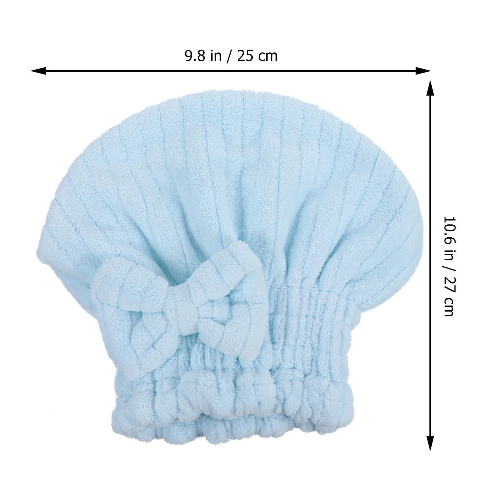 

4Pcs Hair Towels Wrap Rapid Drying Head Towel Soft Thick Dry Hair Hat for Bathing Make-Up Face Washing Gym Travel Use