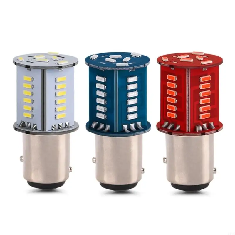 

A2UC 4Pcs 6000K Reverse led White Red Amber Stop Brake Light Bulbs
