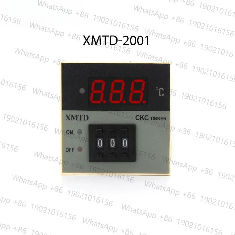 XMTD-2001 PID  Digital Display Temperature Controller 0-399℃ 0-999℃ K E PT100 Thermocouple 220AC 75*75mm Thermostat 220V 110V