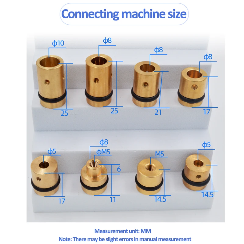 For JUKI SMT 505 nozzle connector long rod 502 503 black reflector 504 copper sleeve seat 0607 nozzle Pick & Place machine  tool