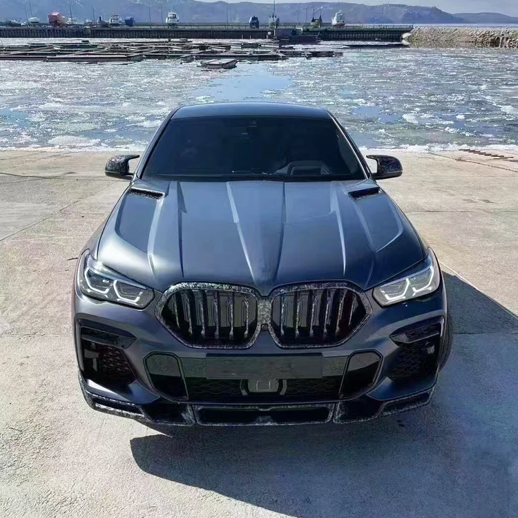 لسيارات BMW X6 X6M تحويل LD نمط طقم الجسم ألياف الكربون/مزورة مادة ألياف الكربون X6 G06 طقم الجسم