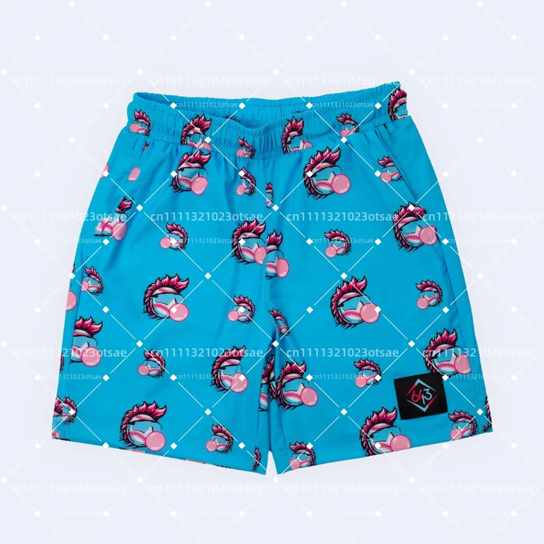 2026 Summer Latest Baseball Sport Quick Drying Mesh Breathable Beach Short Style Men's and Women's Large Loose Short Style 643