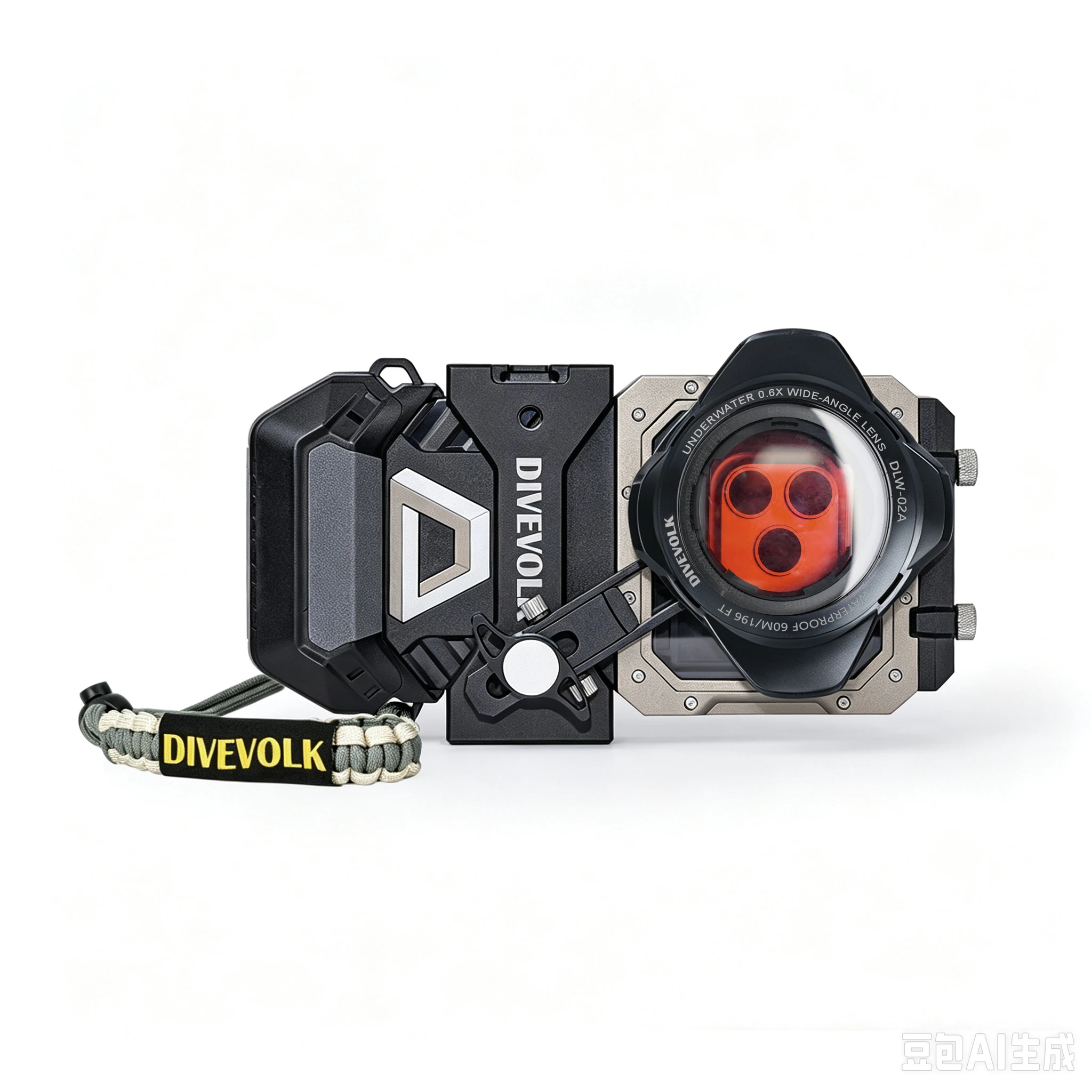 DIVEVOLK SeaTouch 6 Pro Underwater housing Ocean Kit for iPhone and most Android smartphone, dive housing, waterproof phonecase