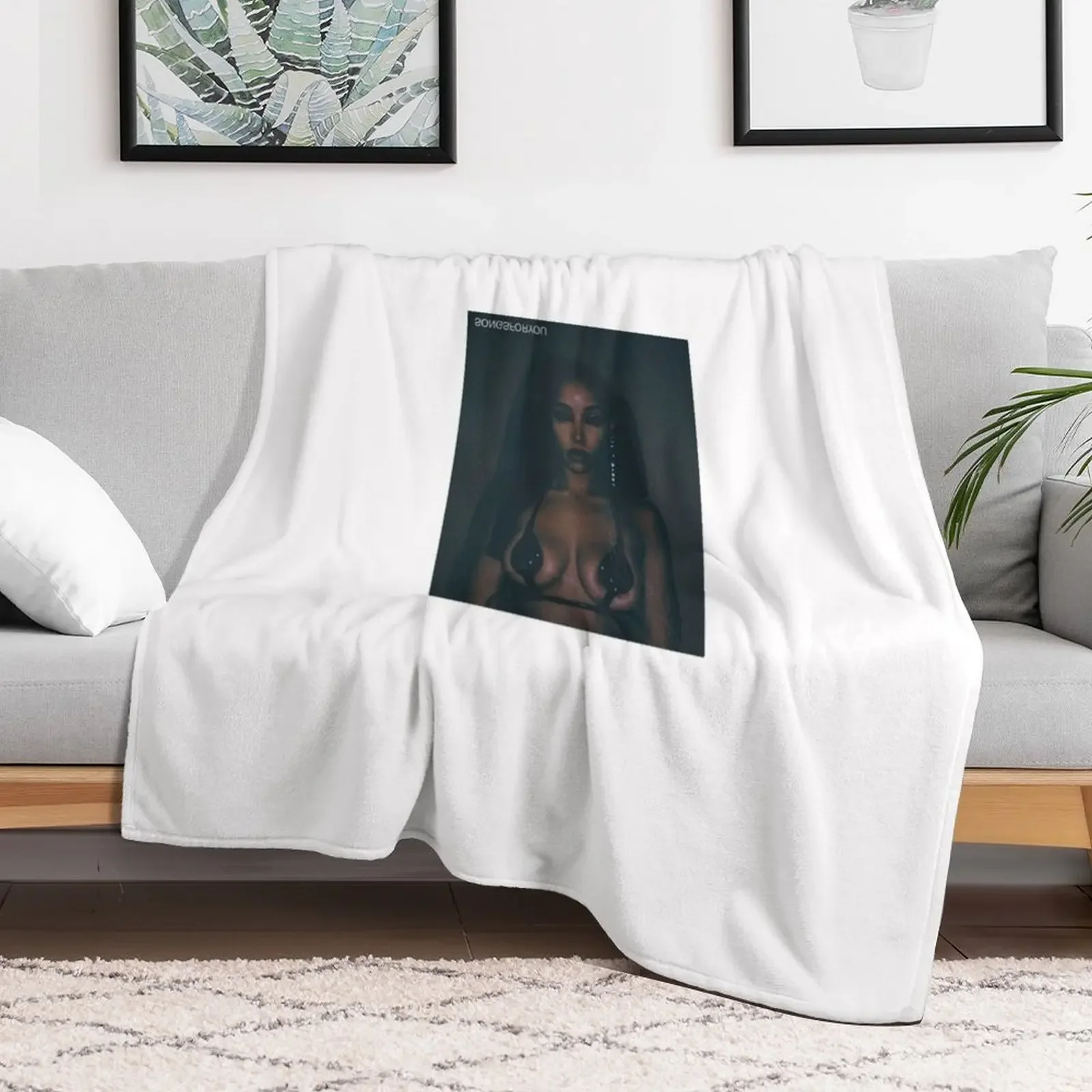 tinashe Throw Blanket manga Luxury Designer Hair Blankets