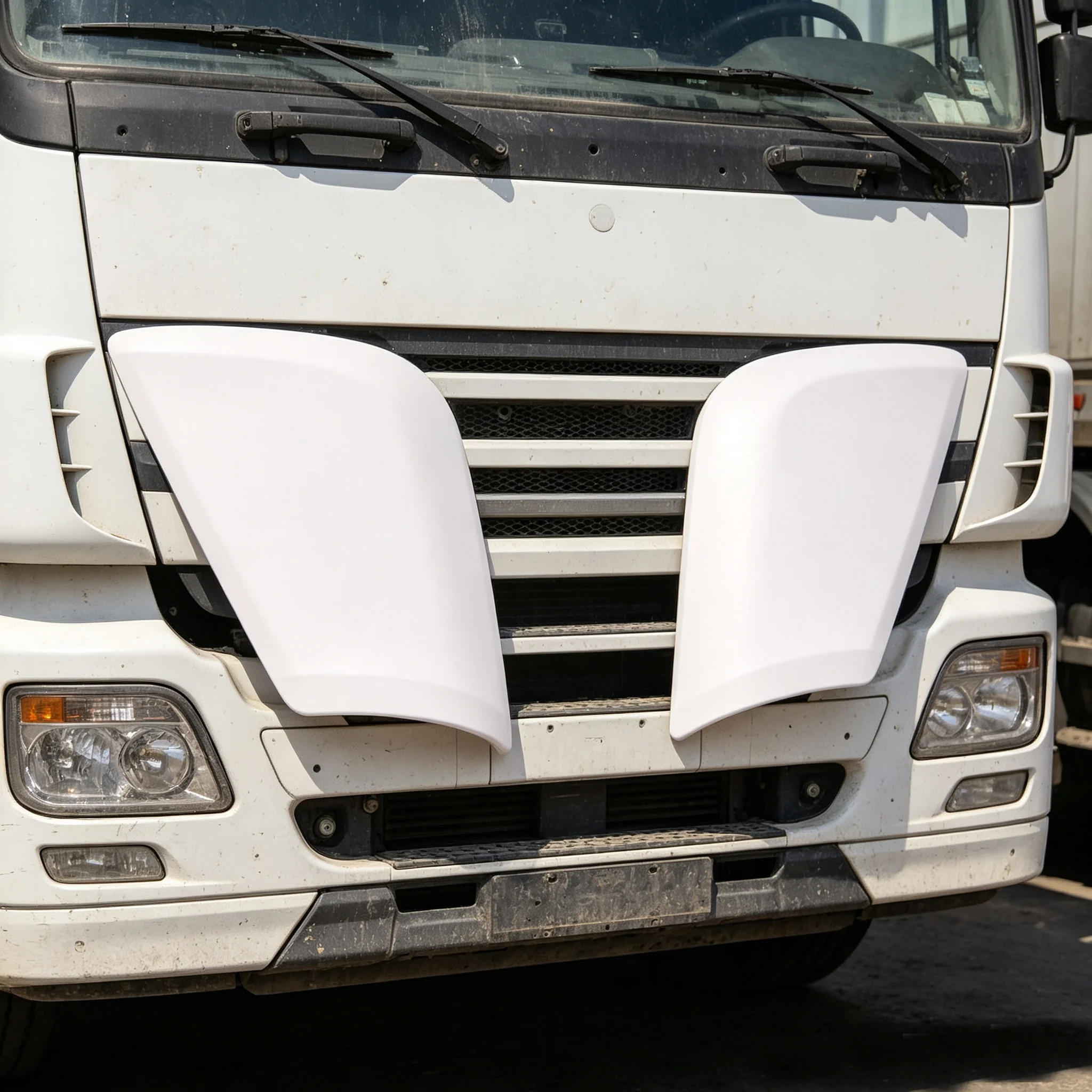 RC 1/14 Front Face Disturbance Board for Tamiya Hydraulic Excavator Loader Dump Truck for SCANIA VOLVO Trailer Tipper DIY Parts