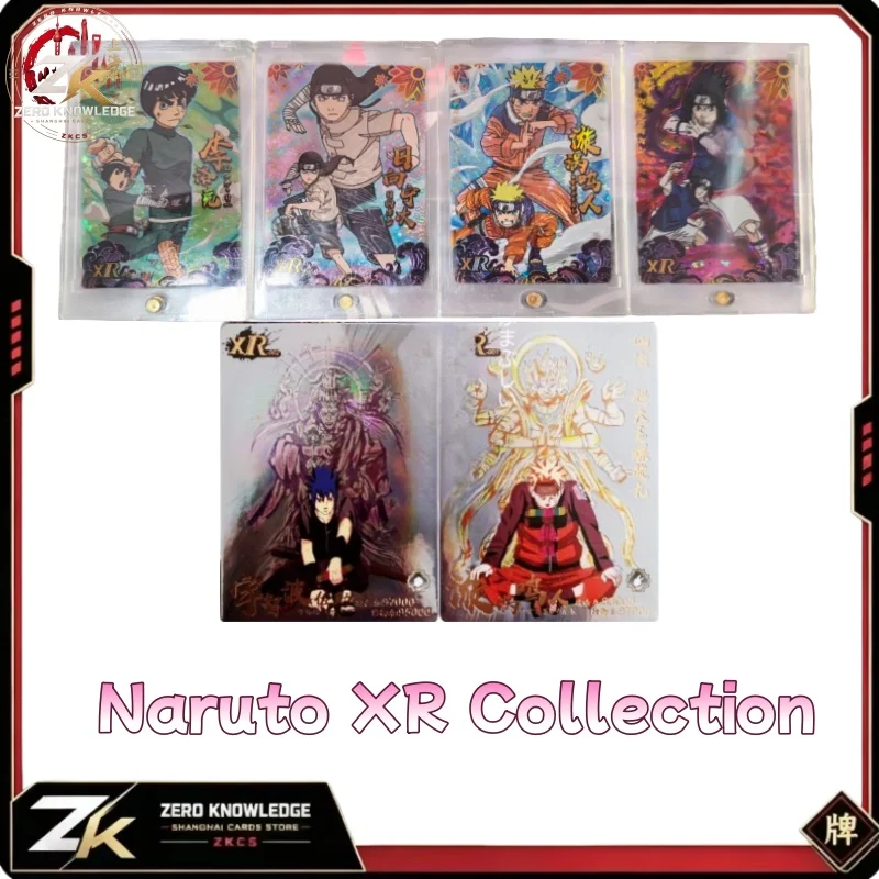 Anime Dinosaur Naruto Card: Shining Ninji, I Love, Sasuke, Didala, Rare and Exclusive XR Collection Card, Toy Gift