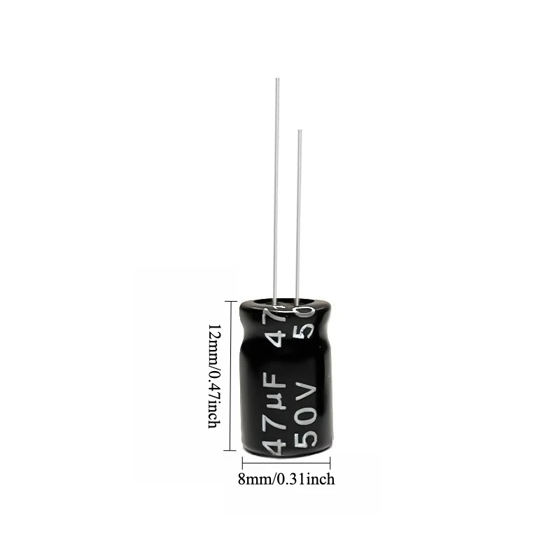 

70pcs NP 50V 47uF Non Polar Electrolytic Capacitor 8x12mm for Audio Crossover Crossover Network