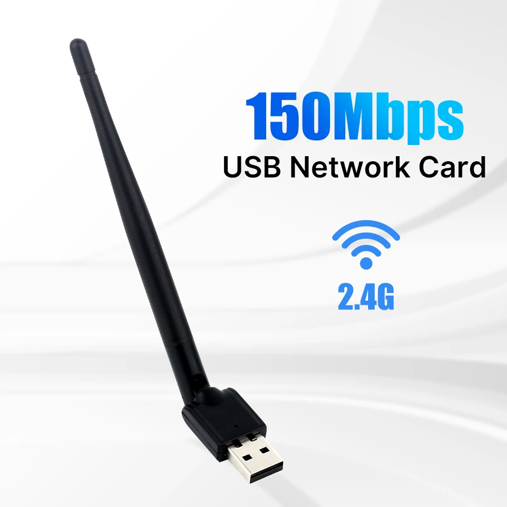 150Mbps USB WiFi Adapter 2.4G Wireless Network Card Mini USB WiFi Adapter LAN system supports Windows 7/8/10/11