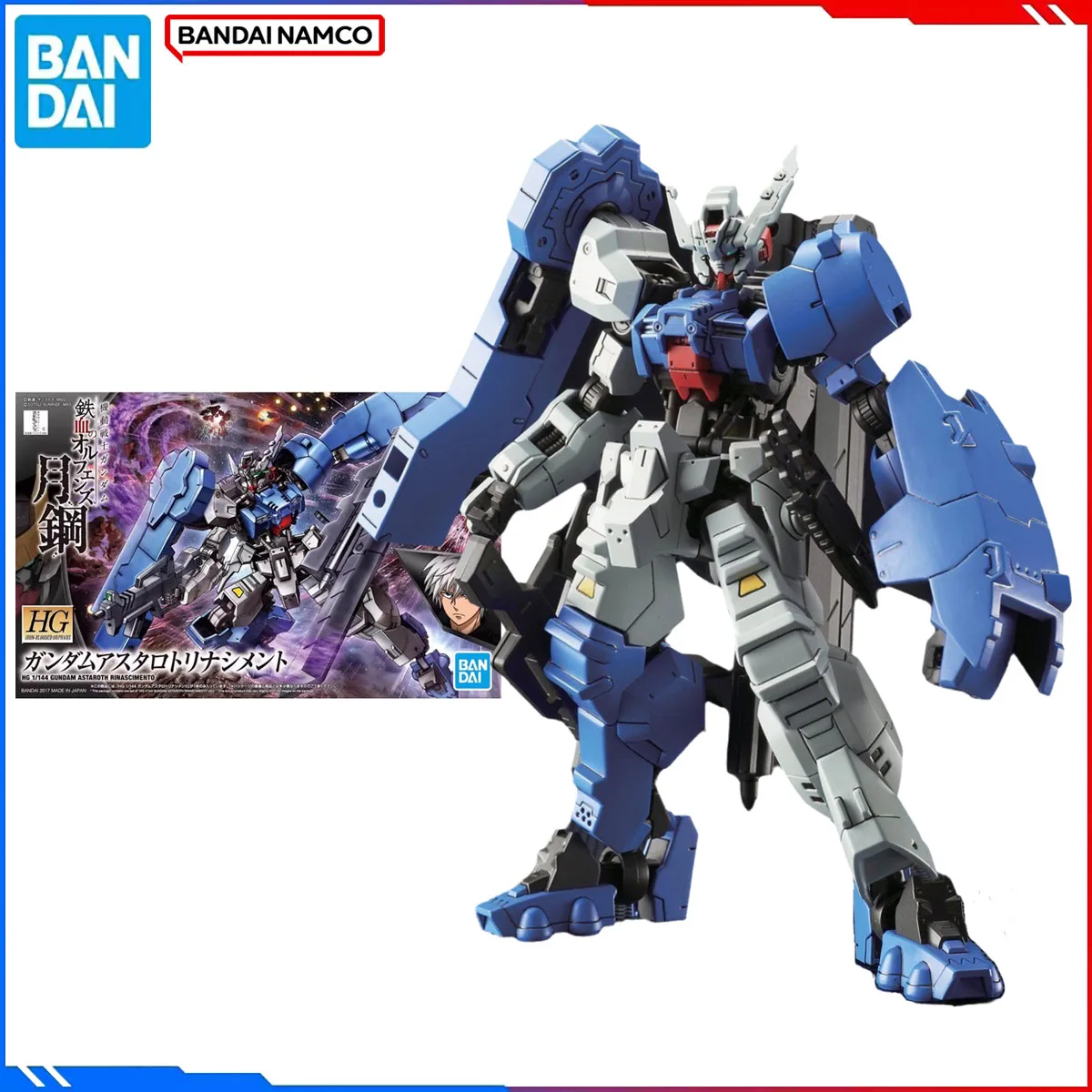 

Оригинальная фигурка Bandai Gundam, наборы моделей HG IBO 1/144, аниме-фигурки Gundam Astaroth Rinascimento, экшн-модель, игрушки в подарок