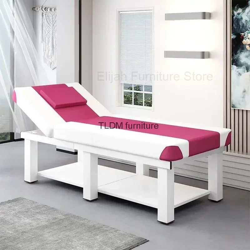 

Pedicure Foldable Bed Mattresses Metal Portable Spa Tattoo Massage Chairs Full Body Camastro Plegable Salon Furniture MQ50MB