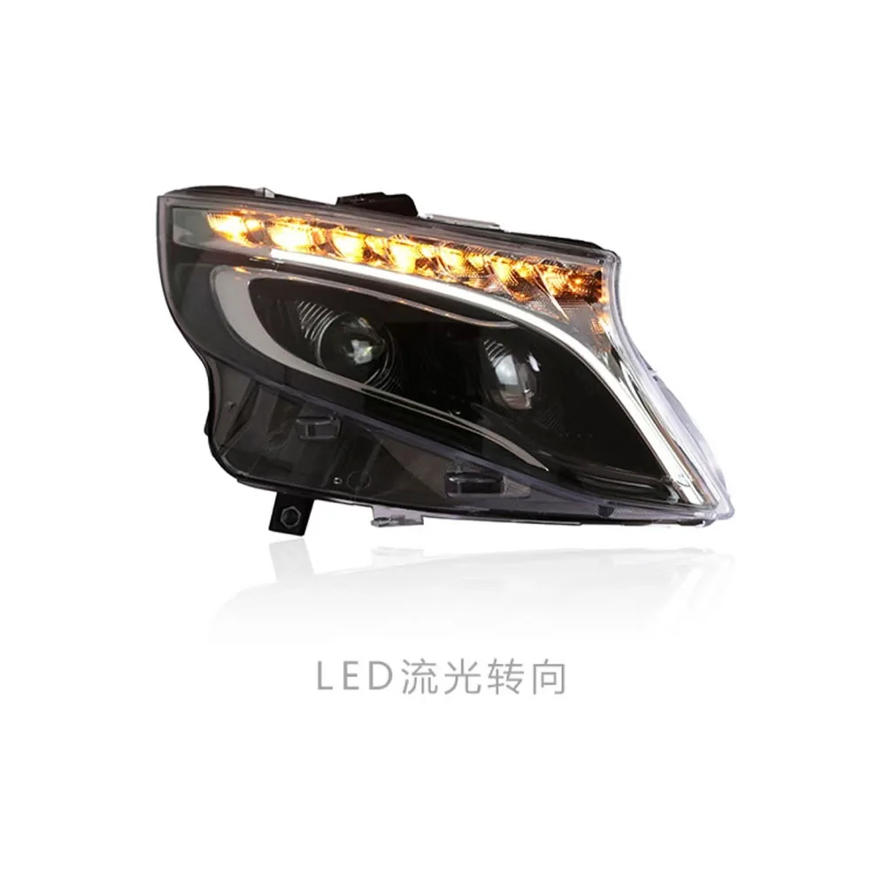 Car Lamp for Benz Vito Headlights 2016-2022 W447 LED Headlight LED DRL Projector Lens Dynamic Auto Accessories