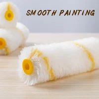 10Pcs New Paint Roller Brush Dense Bristles Latex Paint Roller Brush Tools For Painting Home Wall Cabinets Doors Fences Ceilings 2