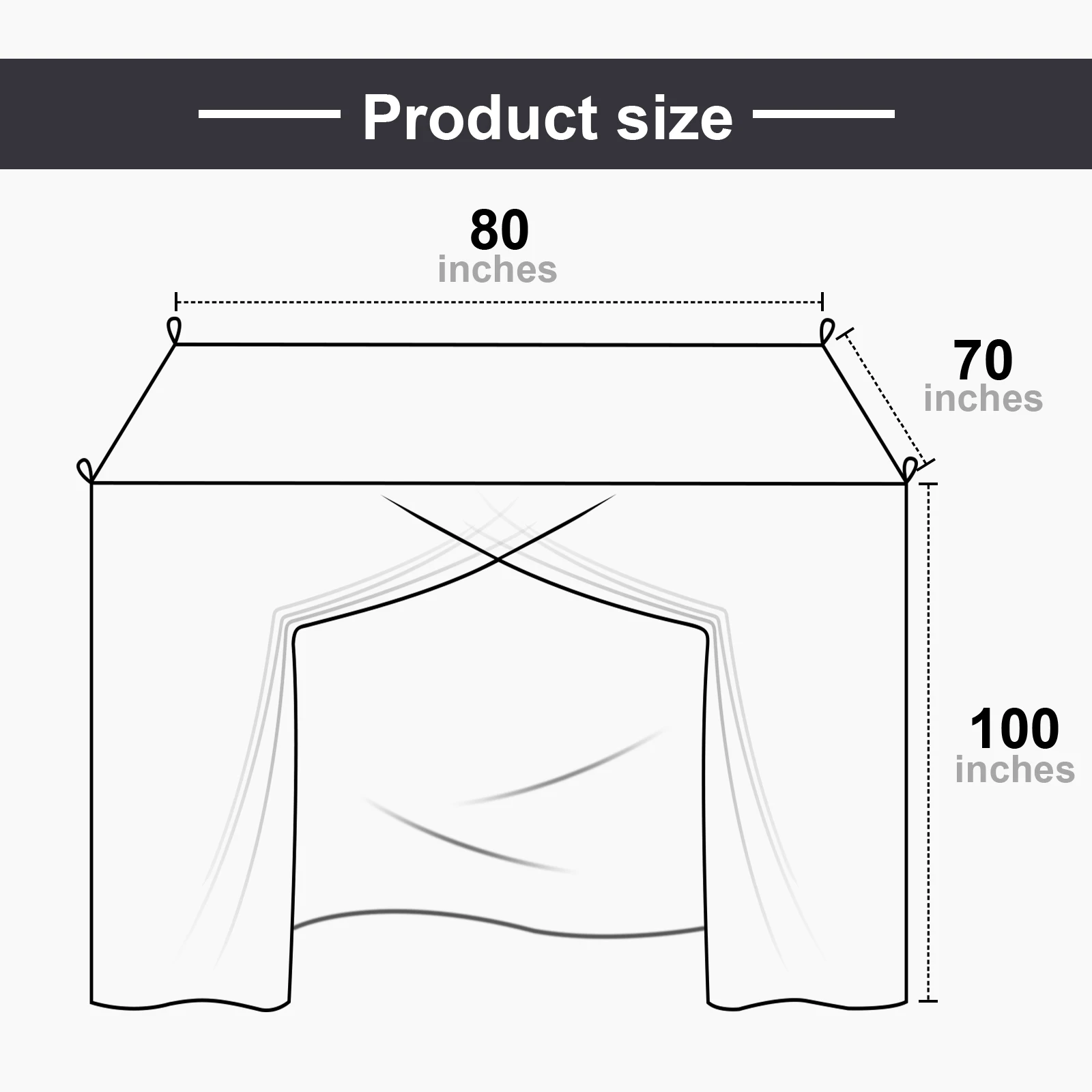 ستائر مظلة سرير جديدة 4 أبواب مربعة من البوليستر شبكة سرير ديكور غرفة نوم سهل التركيب لحجم الملكة/الملك مع حقيبة تخزين