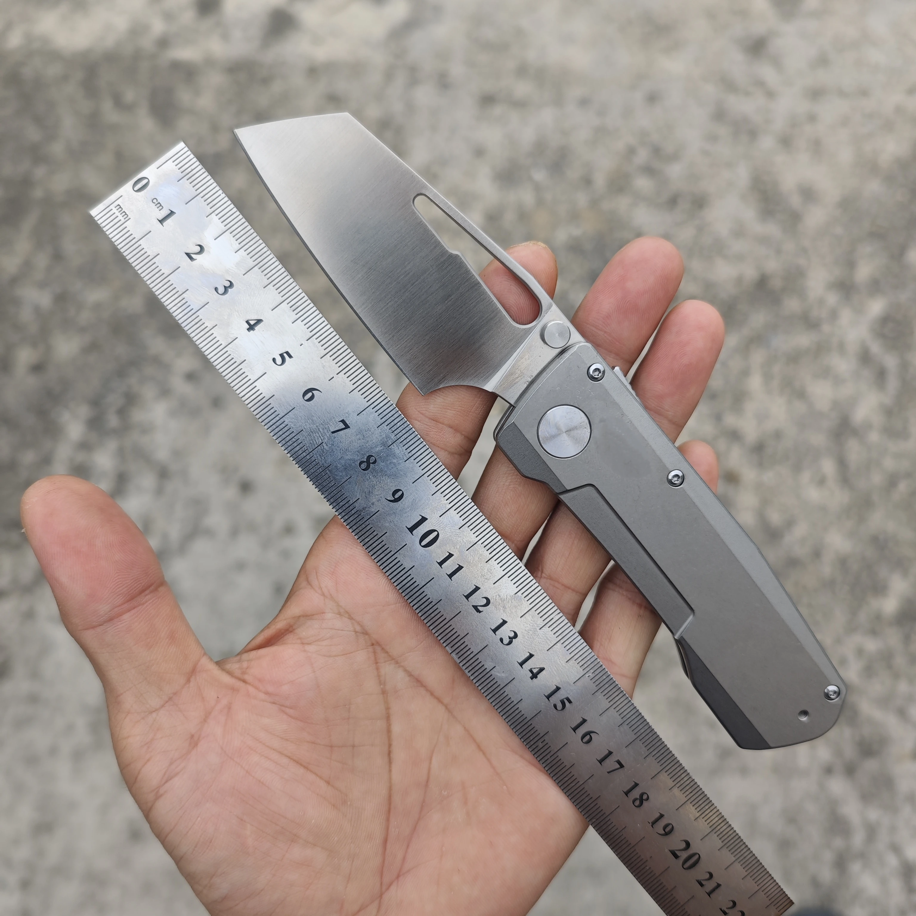 WINTERPUDDING Новый складной нож Severn Bohler M390 Blade TC4 с титановой ручкой, компактный и практичный EDC WINTERPUDDING Новый складной нож Severn Bohler M390 Blade TC4 с титановой ручкой, компактный и практичный EDC