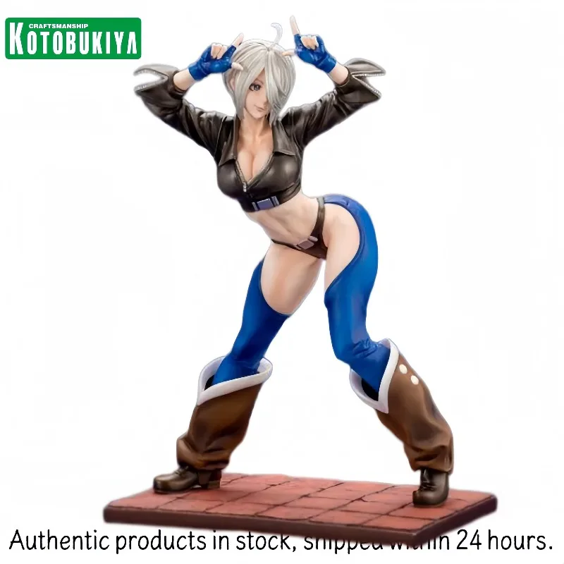 Figura Coleccionable Original de Kotobukiya SNK Bishoujo Angel The King of Fighters 2001, Escala 1/7, Personaje de Videojuego de Lucha