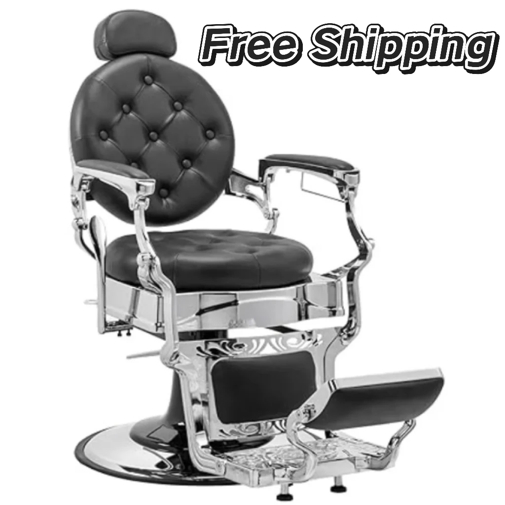 Heavy Duty Barber Chair 700lbs Capacity Vintage Recline Style Hydraulic Operation 360° Rotatable Barber Chair,Customized