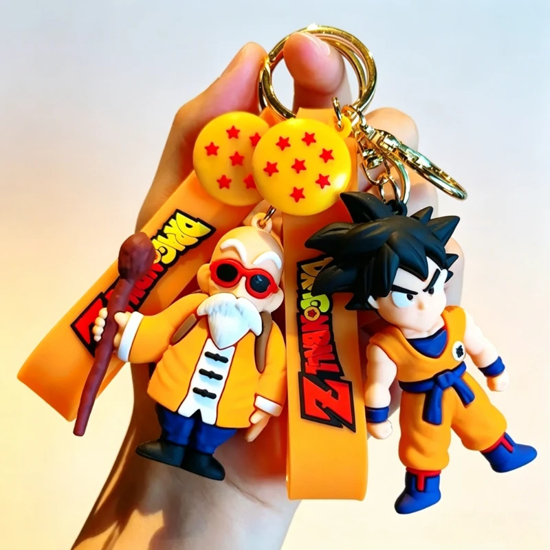 Dragon Ball Son Goku Master Muten Cartoon Figurine Keychain Personalized Anime Figurine Pendant Anime Merchandise Wholesale