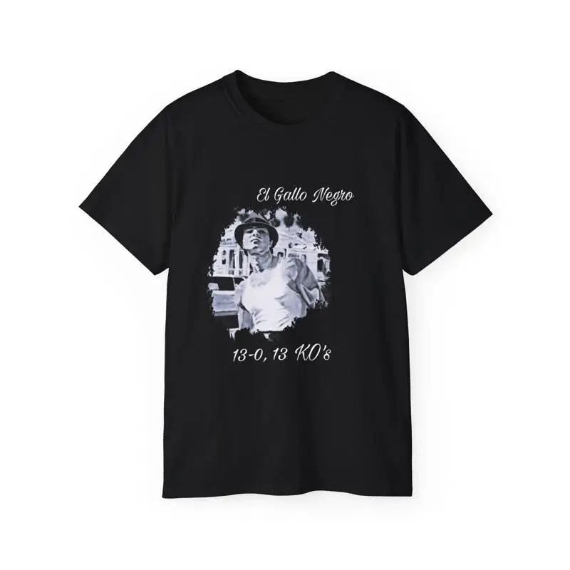 Camiseta de Algodão Paco Aguilar El Gallo Negro