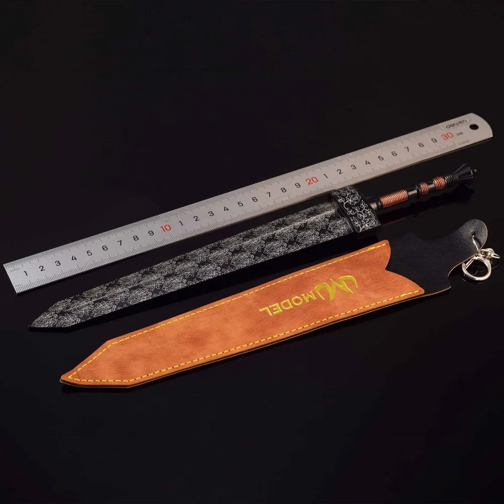 Espada colosal Greatsword de 30cm, juego japonés Soulslike, hoja Katana de Metal periférica, modelo de arma, llaveros, manualidades, regalos, Juguetes