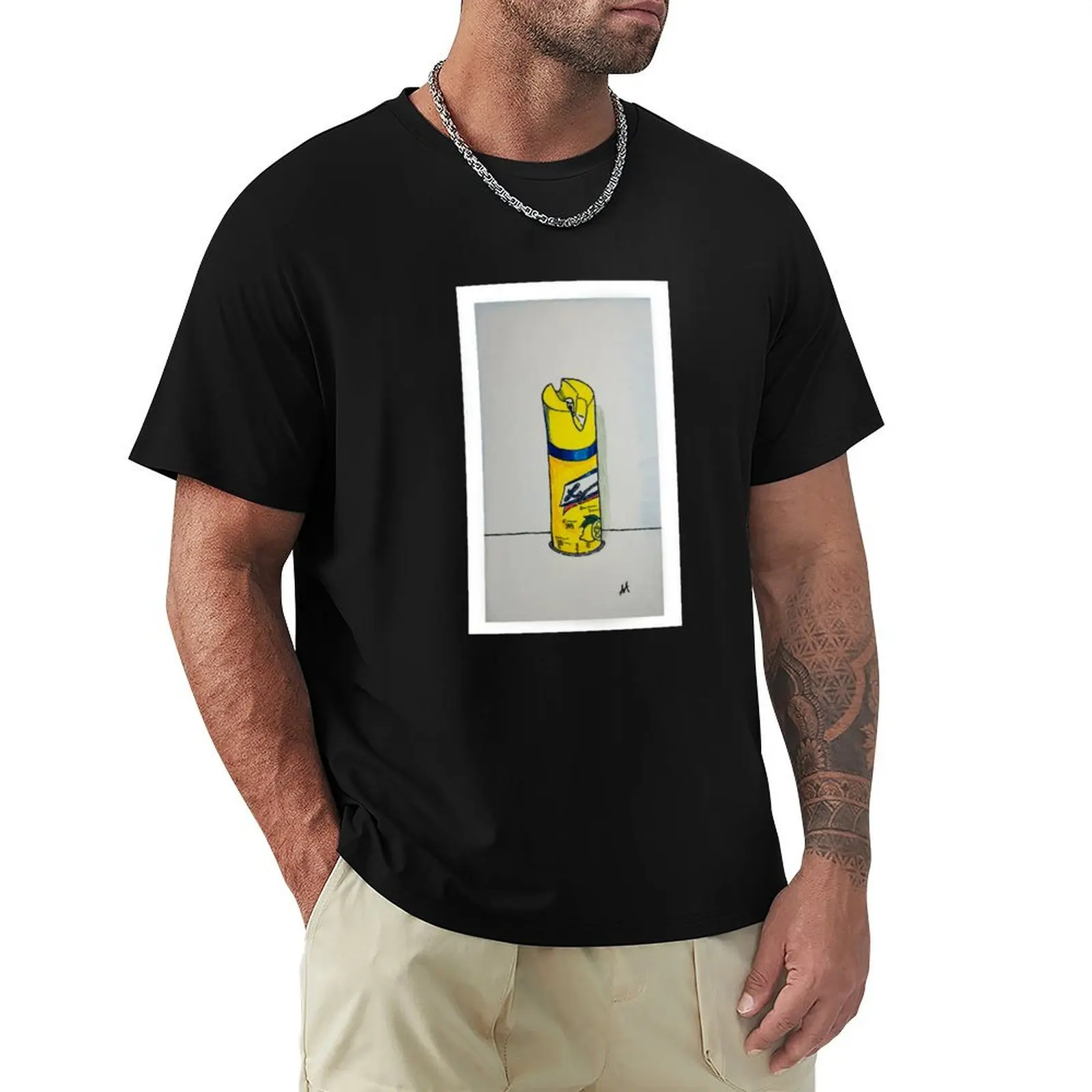 

Disinfect Yourself T-Shirt summer top funny shirt cotton funny t shirts men
