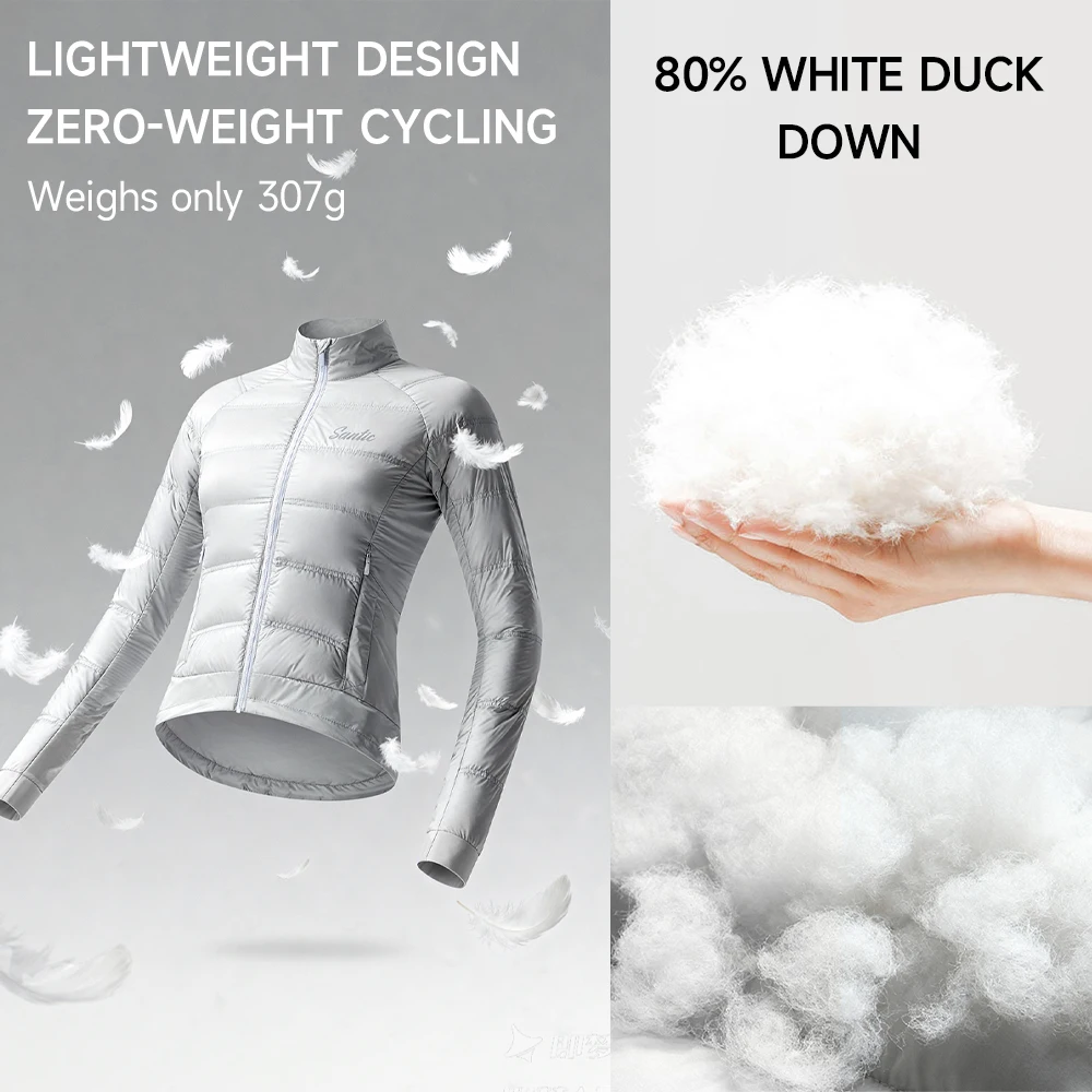 Women's Cycling Down Jackets Warm Bicycle Coat Winter Bike Riding Outer Wearriding Outerwear  Fit  for -2~8℃ TL25C07053S