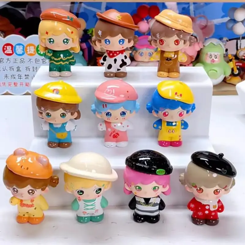 

Аутентичная серия Sweet Time, слепая коробка, украшение для показа времени, милая мультяшная кукла, настольный детский подарок на день рождения для женщин