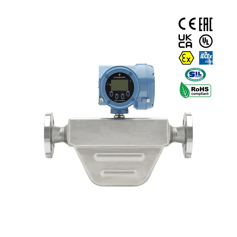 

High Pressure 316L Stainless Steel Emerson Rosemeters Micro Motion F-Series Compact Drainable Coriolis Flow and Density Meters