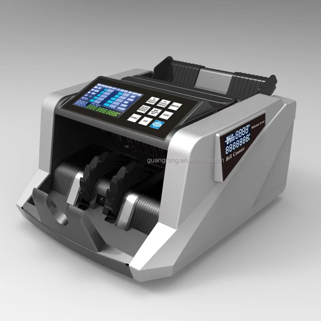 

Bill Money Counter Worldwide Cash Counting Machine With UV and MG Checker Algeria Currency Counter GR 169