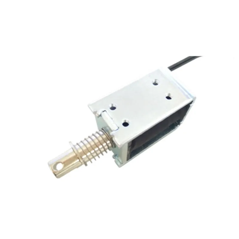 1pc HIO-0837S-41 push-pull long stroke 10mm impact type DC12v-24V auto reset DC iron suction iron