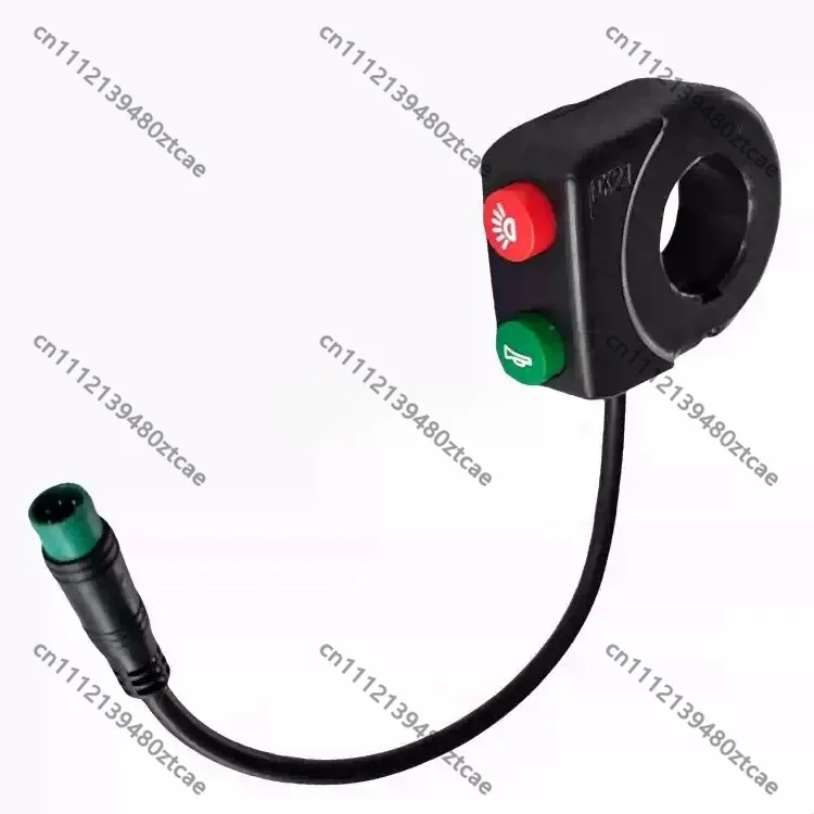 2 In 1 Control Switch Headlight Horn Button Spare Parts For Two Wheeled Travel Tool
