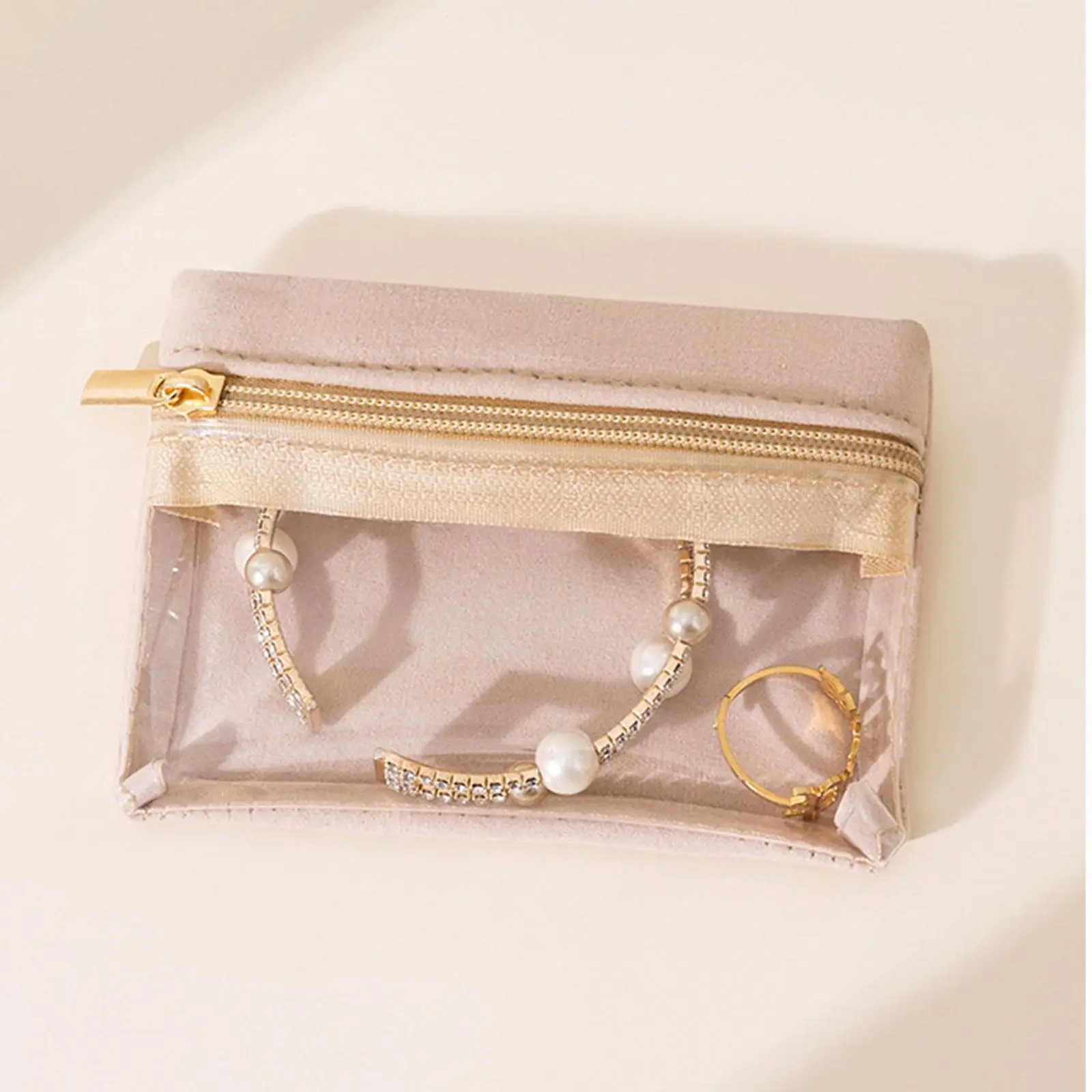 

Дорожный мешочек для ювелирных изделий, органайзер для ювелирных изделий для серег, ожерелий, браслетов