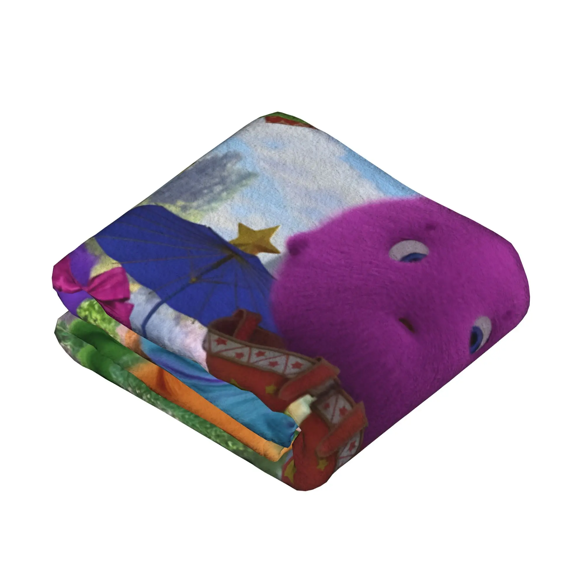 Sunny Bunnies Cartoon Flannel Throw Blanket Shiny Big Boo Iris Hopper Turbo Blankets for Bed Couch Warm Bed Rug
