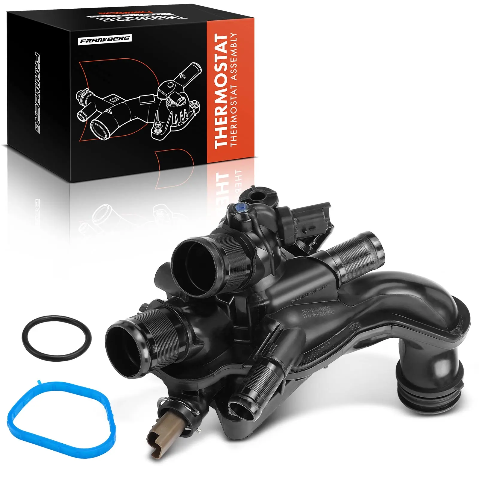 Frankberg 1x Thermostaat Koelvloeistof voor Citroën C4 DS3 DS DS3 DS4 DS5 Peugeot 208 308 508 5008V763471180 9808647180 V22990026