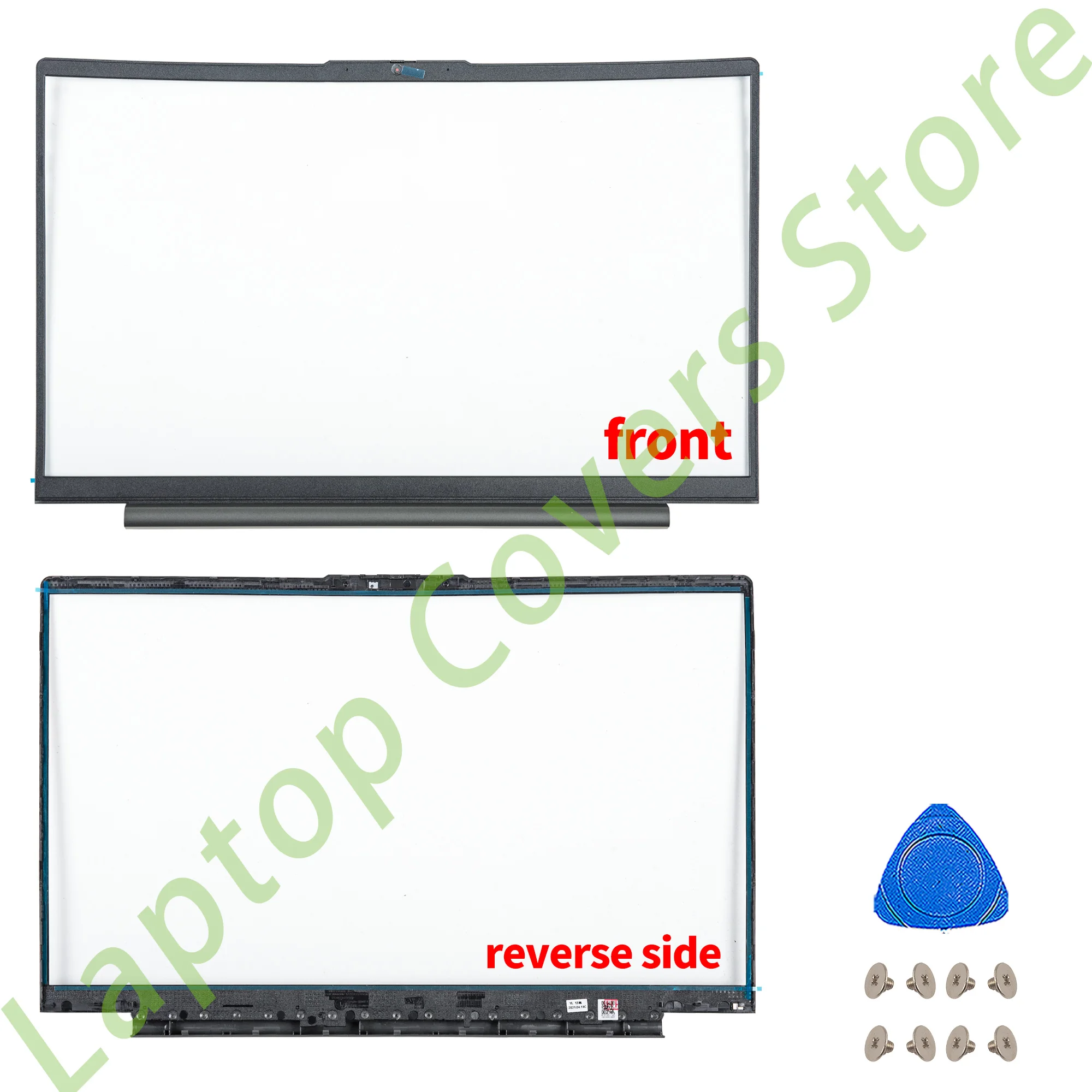 Imagem -05 - Substituição das Dobradiças da Moldura Frontal Parte do Portátil para Ideapad 15iil05 15are05 15itl05 15alc05 2023 2023 Tampa Traseira Lcd Novo