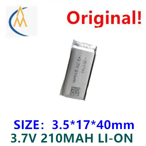 buy buy more will cheap 351740 polymer lithium battery 3.7V210mah wireless keyboard locator rechargeable battery cell - Aliexpress Deal