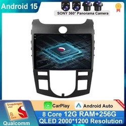 2 Din Android 15 Car Radio Multimedia Video Player Navigation GPS For Kia forte Cerato 2 TD 2008-2013 4G Carplay Head Unit