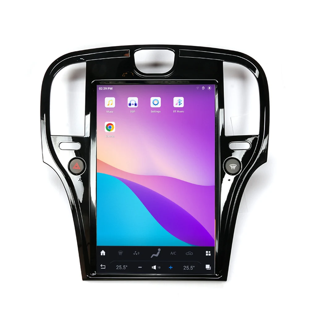 Car Radio for Chrysler 300C 2004-2012Android 13 14.4 Inch Touch Screen Head Unit Car Multimedia Navigation Wireless Carplay