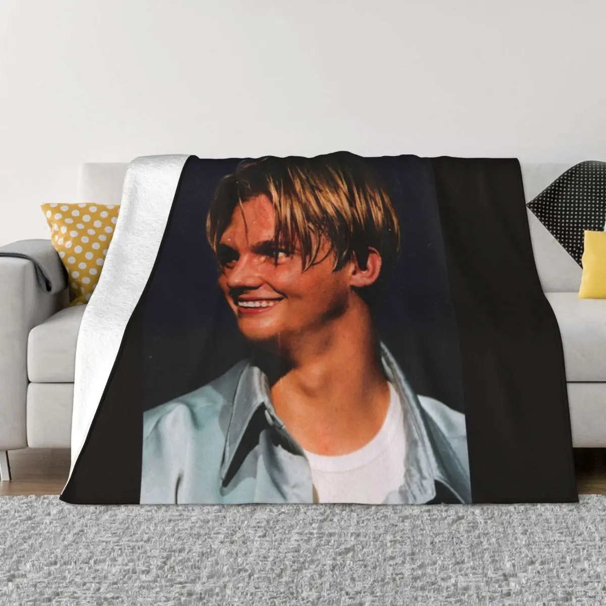 Nick Carter - Poster Throw Blanket blankets ands Stuffeds Luxury Designer Blankets