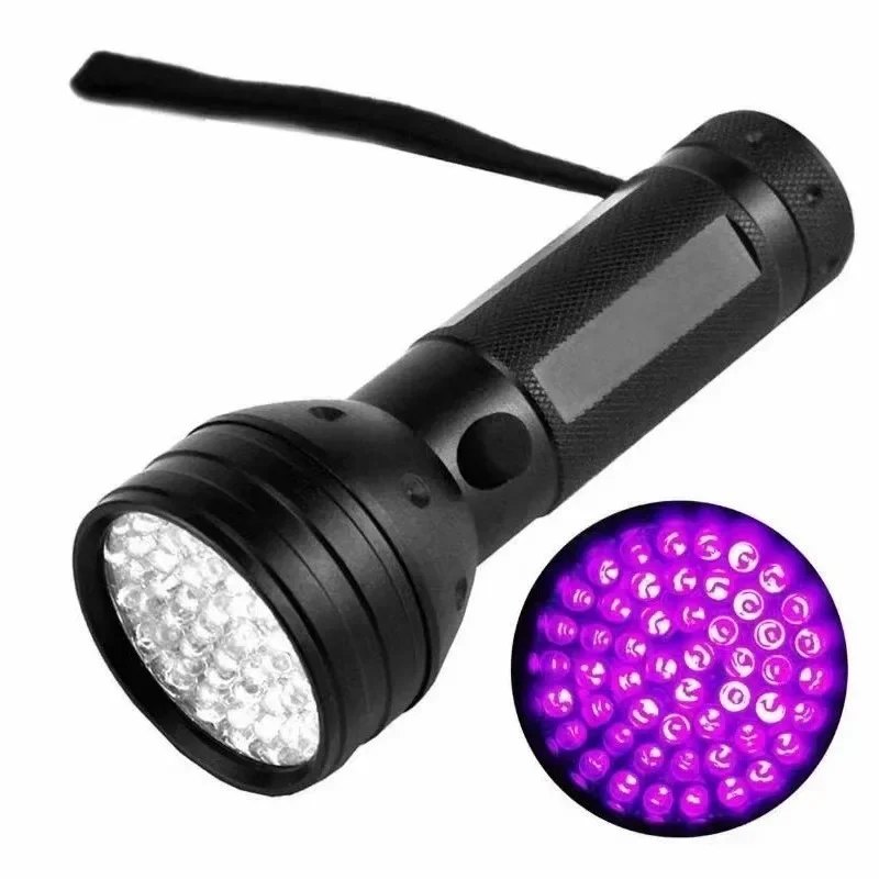 

51 LED 21 LED UV Flashlight Black Light Blacklight Detector for Dog Urine Ultraviolet Flashlight 395nm Handheld Black Flashlight