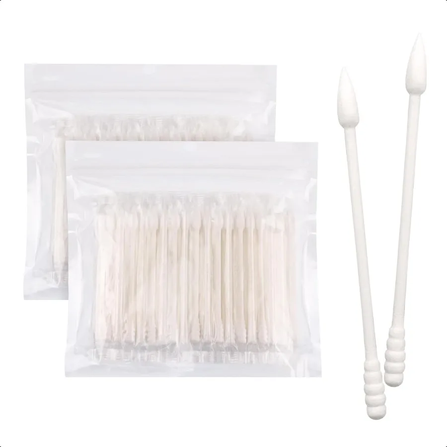 مسحات القطن ملفوفة بشكل فردي براعم القطن السائبة أطراف القطن قضيب السائبة ماكياج السفر Qtips مناسبة للعناية بجمال الأذن