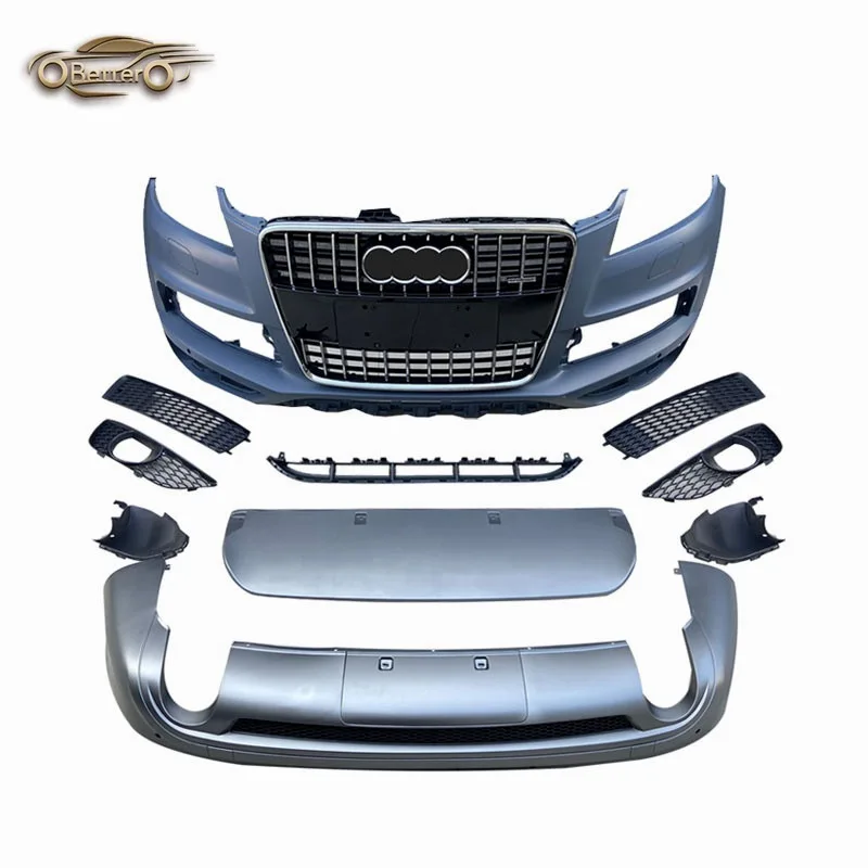 

High Quality Car Body kit fit For Q7 2010-2015 update to Sport style Front bumper Rear bumper auto body systems