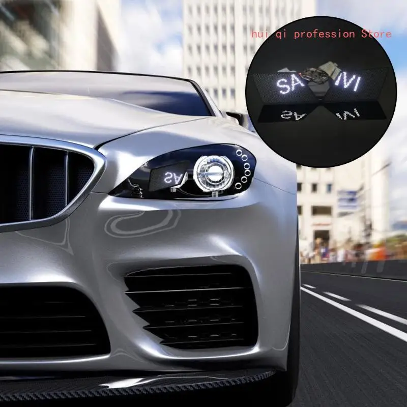 Customizable LED Car Eye Lights with High Resolution Screen Wireless App Control