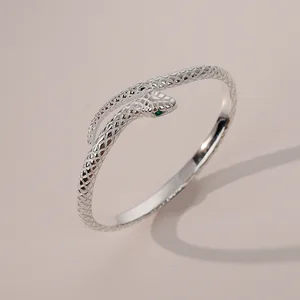 925 Sterling Silber Schlangenformarmband für Frauen, schöner Schmuck, Charme Temperament, Geburtstagsfeiergeschenk, kostenloser Versand 10 Haupt schöner Verkauf - №4
