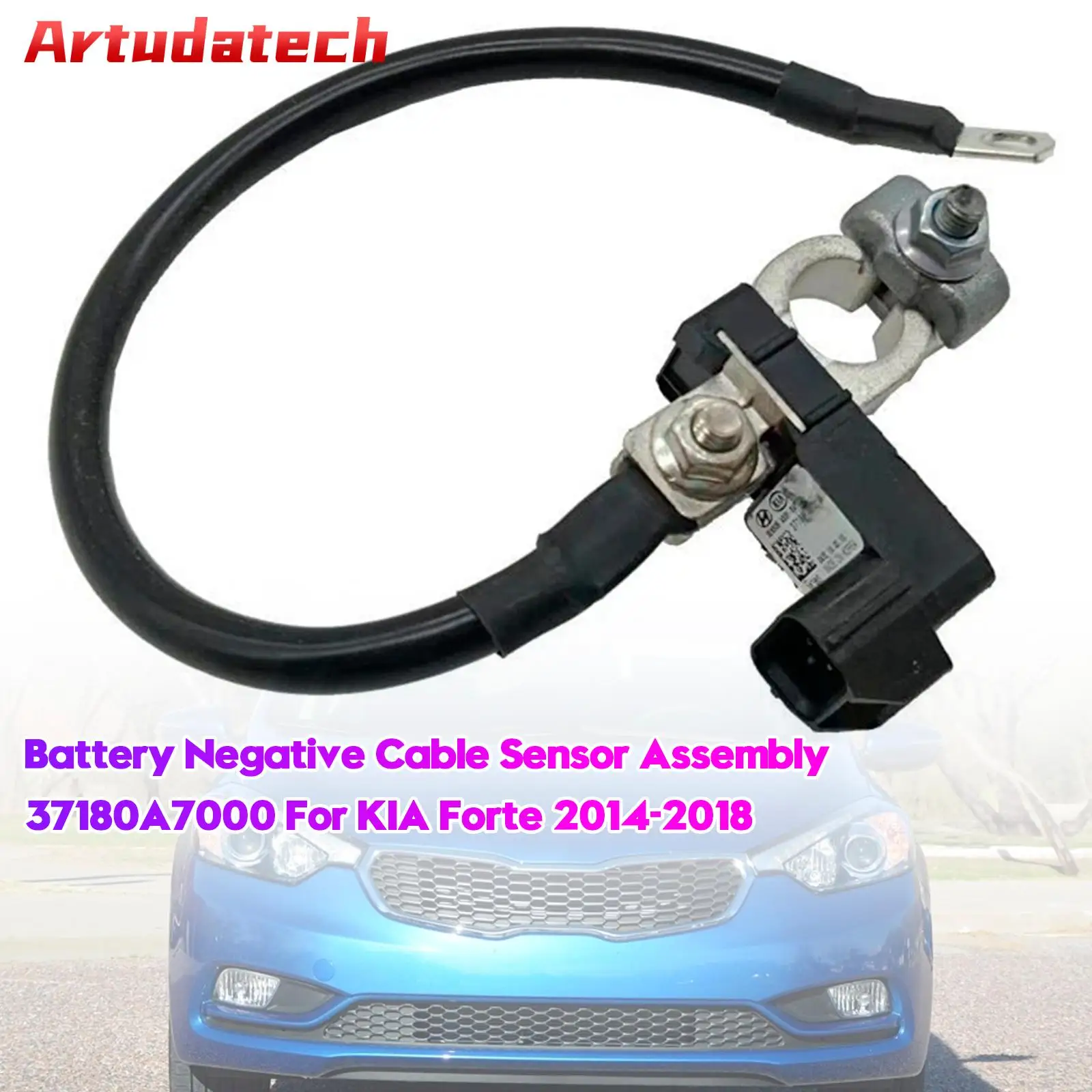 

Artudatech Battery Negative Cable Sensor Assembly 37180A7000 For KIA Forte 2014 2015 2016 2017 2018