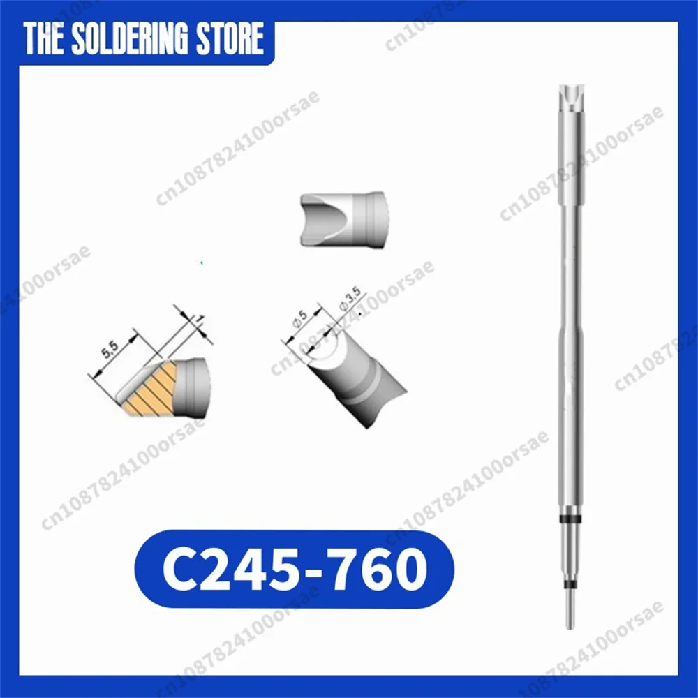 C245 760 Cartridge for JBC SUGON AIFEN A9/A9pro T245 Soldering Handle, жало C245 Tip Replacement Accessory Tool