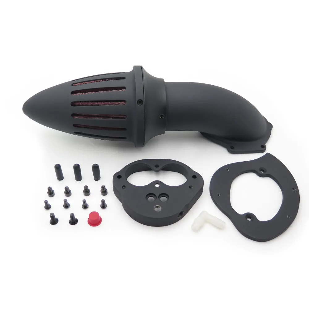 فلتر مجموعات منقي الهواء لقطع غيار الدراجات النارية Kawasaki Vulcan 1500/1600 Classic 2000&UP كروم/أسود