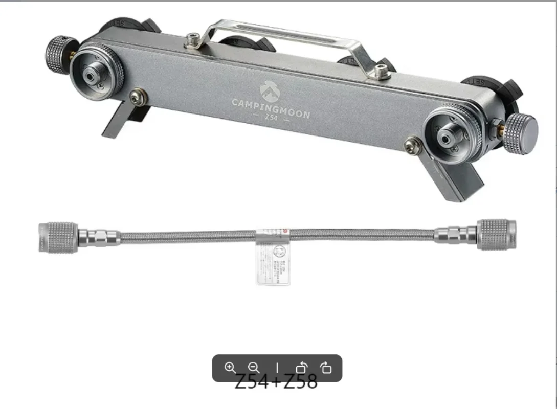 

Адаптер для газового баллона Campingmoon Z54-Z58-Z10 для кемпинга, 4 порта с резьбовым подключением, 2 порта с винтовым подключением