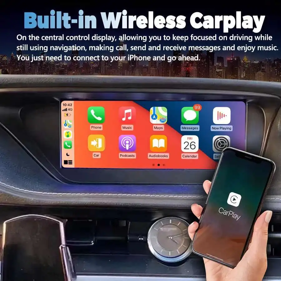 10,25-дюймовый экран Android 14, для Lexus ES350 ES400 ES250 ES300h CarPlay, автомобильное авторадио, стерео GPS-навигация, мультимедийный видеоплеер